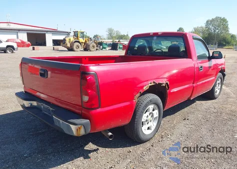2005 Chevrolet Silverado 1500 Work Truck from USA, damaged, VIN 1GCEC14X05Z173563